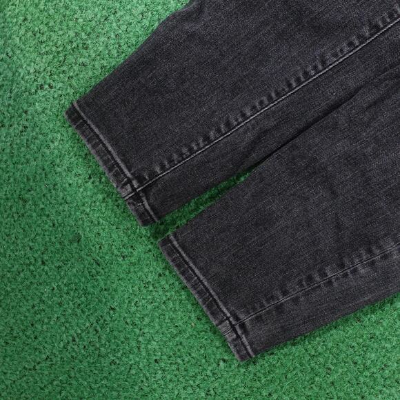 Express Jeans Womens 00S Black Washed Slim Ankle Super High Rise Stretch Denim - Picture 3 of 10